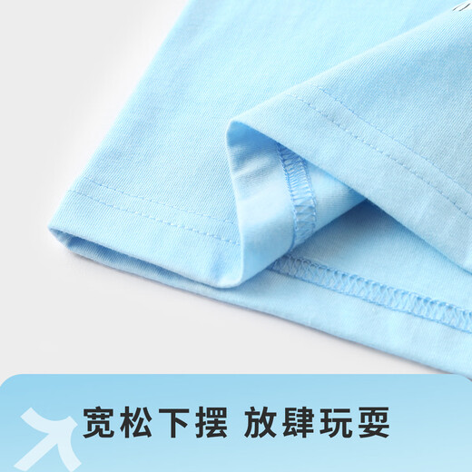 纤丝鸟（TINSINO）儿童无袖背心夏季男女童短袖背心中小童宝宝衣服 果子狗狗