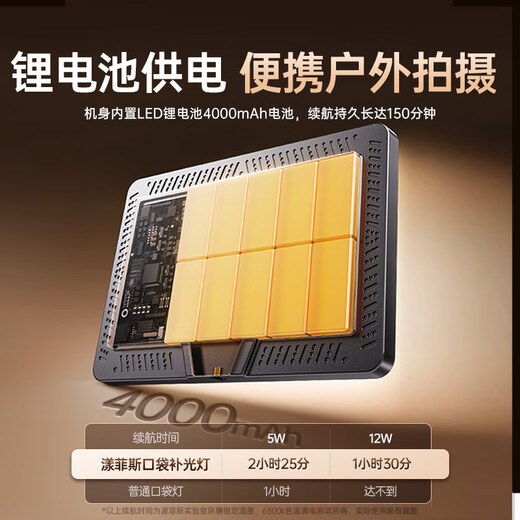 Yangfeisi 25W super bright mini light live broadcast outdoor fill light portable handheld shooting light rechargeable outdoor shooting indoor pocket light small film and television light photo video lighting