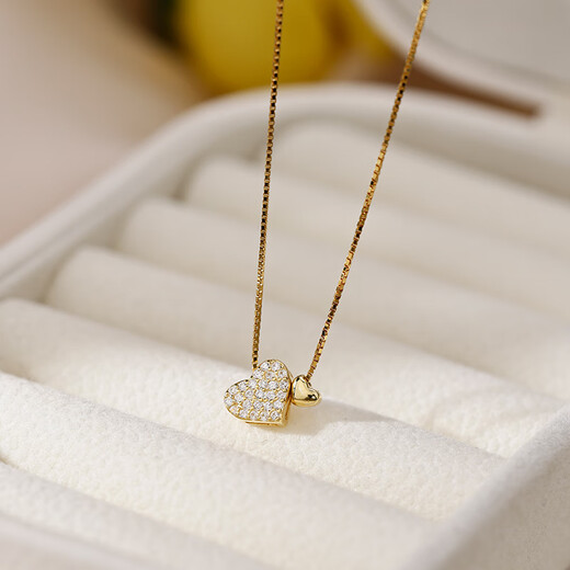 Laomiao 925 Sterling Silber Love Halskette für Frauen 2025 Neues Spring -Schlangekette Kette Halskette Licht Luxus Nischen -Mode -Accessoires 925 Sterling Silver Heart Halskette