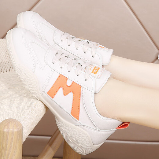 Zhedun (Zhedun) Frauenschuhe für Sommer Neue Vielseitige Modesport-Frauen-Freizeitschuhe Ins Koreanische Version Leicht nicht rutschloser Flacharzt mit kleinen weißen Frauenschuhen NM-Q687 Gray 39
