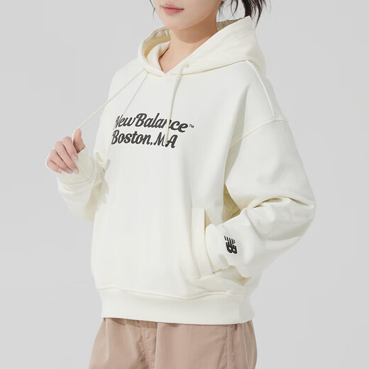 NEW BALANCE官方女装 2025夏季新款运动服跑步健身训练服休闲卫衣连帽套头衫 NCF12122-IV S