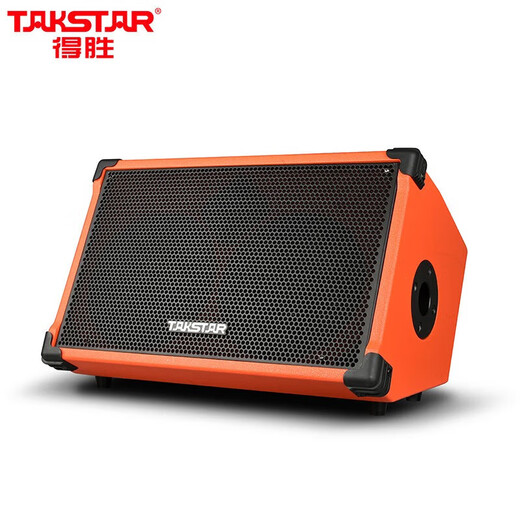 TAKSTAR Speaker Audio OP-7 Guitar Playing and Singing Outdoor Live Broadcast Internal Recording Portable Roadshow Stage Performance OP-7 Orange Standard Comes with Microphone + Stand