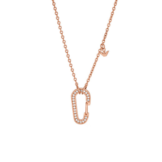 Yuansi necklace for women, versatile and fashionable rose gold lock necklace, sweater chain, birthday gift for girlfriend EGS2950221