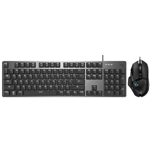 Logitech K865 wireless mechanical keyboard Wireless Bluetooth red axis keyboard Business office games e-sports dual-mode keyboard 104 key full size K845 blue axis + G502 HERO
