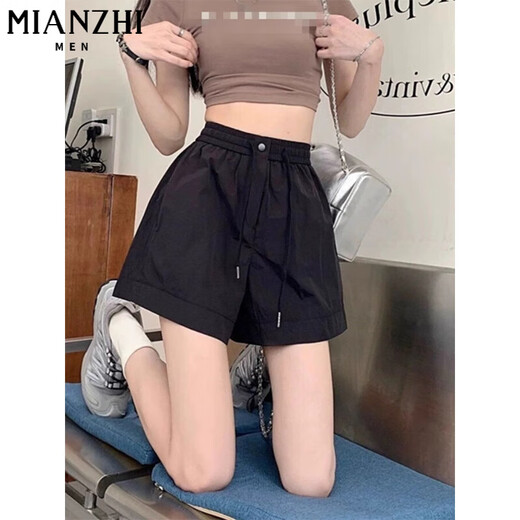 
Cotton-Zhiyi Ice Silk Quick-Drying Workwear Wide-Level Casual Shorts for Women in Summer Thin 2025 New Small Slim Clipper Pants 320 Gray [High Quality 18.5] L 100-115Jin [Jin equals 0.5 kg]