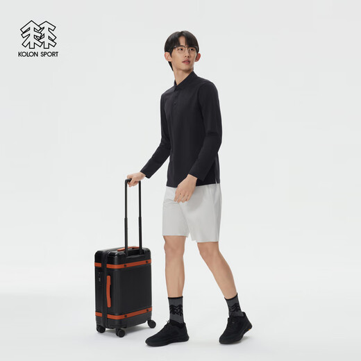 KOLON SPORT Men's SECO long-sleeved POLO urban commuting inner wear antibacterial moisture absorption quick-drying sun protection UPF50+ T-shirt