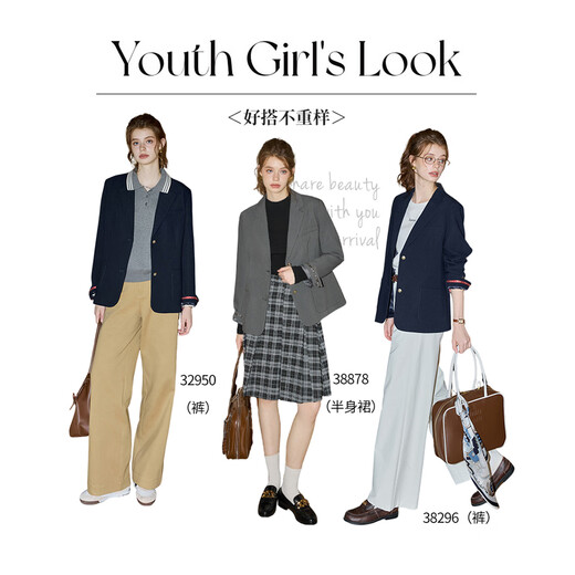 KUHNMARVIN chic niche design suit jacket for women 2025 autumn new style temperament OL commuting small suit K20018 Navy blue S