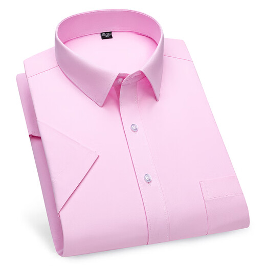 ROMON high-end short-sleeved shirt men's 2025 summer new style business career work striped casual shirt top DX6630 42 Recommended [156-168Jin[Jin equals 0.5 kg]]
