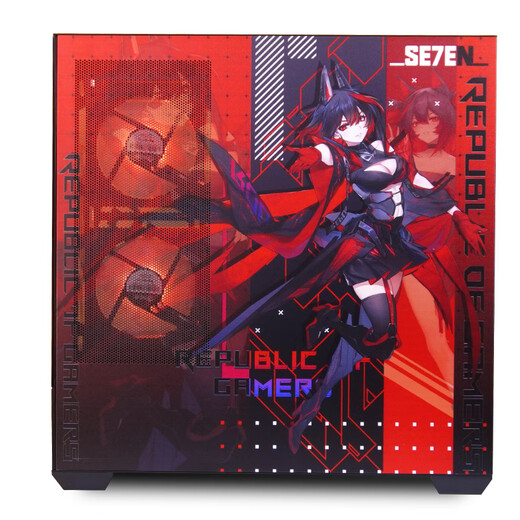 ASUS ROG family bucket 7800X3D/RTX5060Ti RTX5070Ti host computer graphics card desktop assembly e-sports game desktop design AI rendering DIY assembly complete one 7800X3D+RTX5060