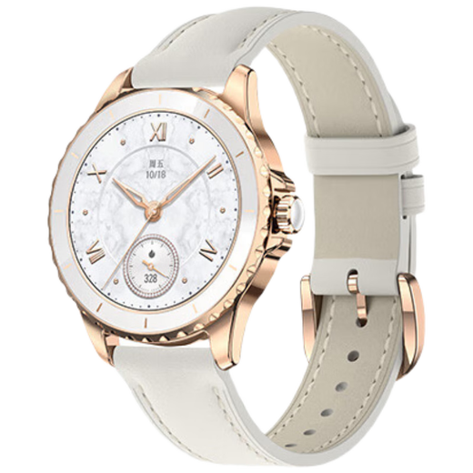 Honor personally selected ROSSINI smart watch 2e, camellia gold, Valentine's Day gift, sparkling gilt, ultra-clear small round screen, life and health reminder, watch for women