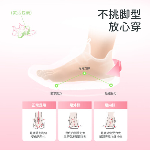 Anta children's sports shoes, girls' shoes, big children's breathable mesh running shoes A22435566J