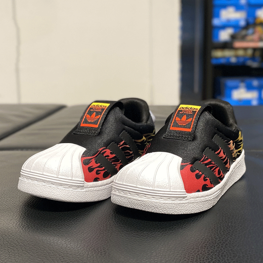 阿迪达斯（adidas）三叶草小童鞋 春夏新款ins潮时尚贝壳头透气运动鞋低帮耐磨休闲鞋 EG9215 20 /4K/115mm