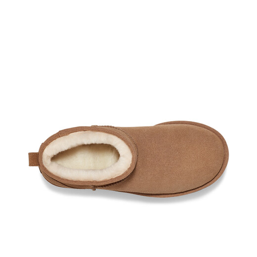 UGG winter women's fashion classic thick-soled warm snow boots lazy furry shoes 1135092CHE|Maroon 37