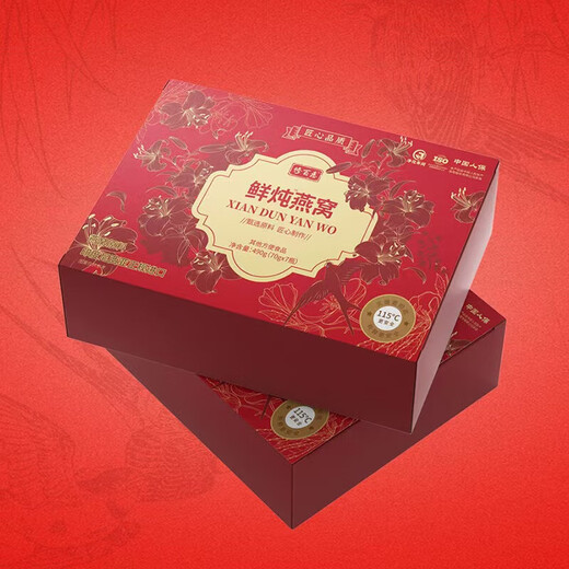 [Hot Gift Box] Freshly stewed bird's nest 70g*7 genuine ready-to-eat, no boiling, warming the stomach, wife's gift box, nutrition, freshly stewed bird's nest (with bag) three boxes