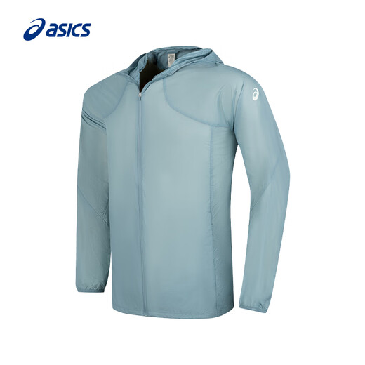 Asics New Herren Sun Protection Running Jacket Jacke Jacke Blau M.