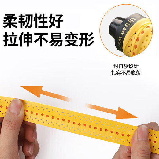 Kaooseen Bang motorcycle handlebar wrap with electric handlebar cover anti-slip bicycle handlebar glue battery car modification two-color black and orange pair