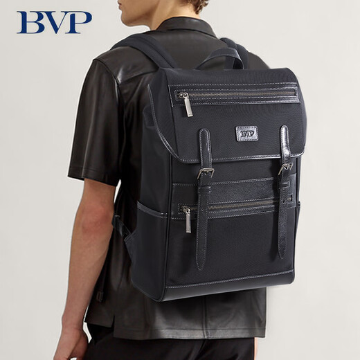 BVP【新品】休闲帆布背包2025新款大容量旅行轻便户外双肩包电脑包 意大利高密度棉麻-米白