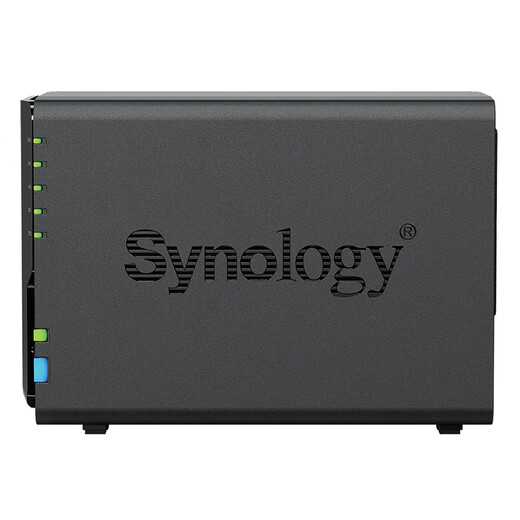 群晖（Synology） DS225+四核心 两盘位 NAS 网络存储服务器 企业团队办公 私有云 文件共享备份 黑色 8TB版（含2块群晖原厂4TB硬盘）