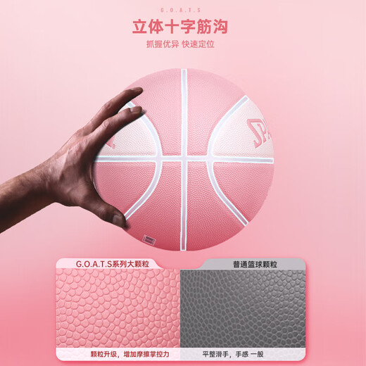 Caja de regalo de cumpleaños de baloncesto de Spalding (Spalding) para la serie especial de novio rosa de la pelota No. 7 de las estudiantes [No. No. 7 Pu Ball] 76-897y (Especial para niñas) No. 7 Baloncesto (pelota estándar)