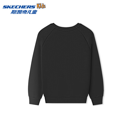 Skechers neutral children's knitted pullover sweatshirt for girls' comfort and casual sweatshirt L325K060