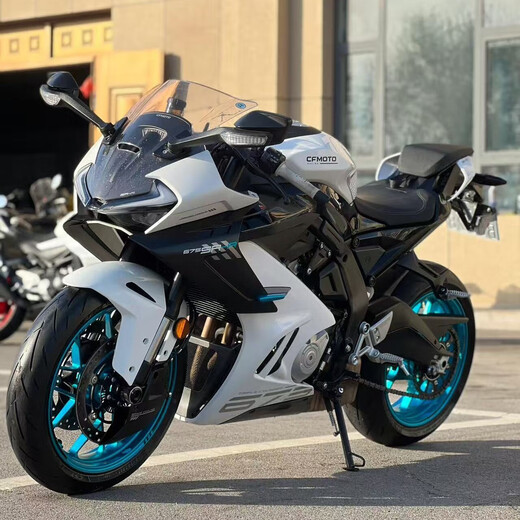 Второй рукой Chunfeng 675SR-S Трехцилиндровый водяной охлаждение 450SR тяжелая машина Qianjiang QJ Racing 600RS Спортивные автомобили имитация мотоцикл Black