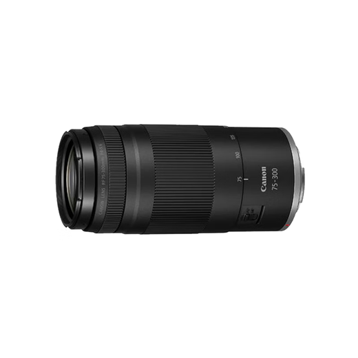 Canon RF75-300mm F4-5.6 full-frame telephoto zoom lens for bird hunting, travel and street photography, suitable for R100 R50 R10 and other Canon R series cameras, Canon RF mount (bonded direct delivery, fast next day delivery)