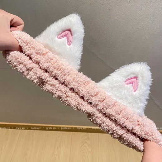 Jingyouyu Zhao Lusi's same style headband for women to wash her face, make up and apply facial mask, non-slip, traceless and does not press bangs. Zhao Lusi's same style love blue