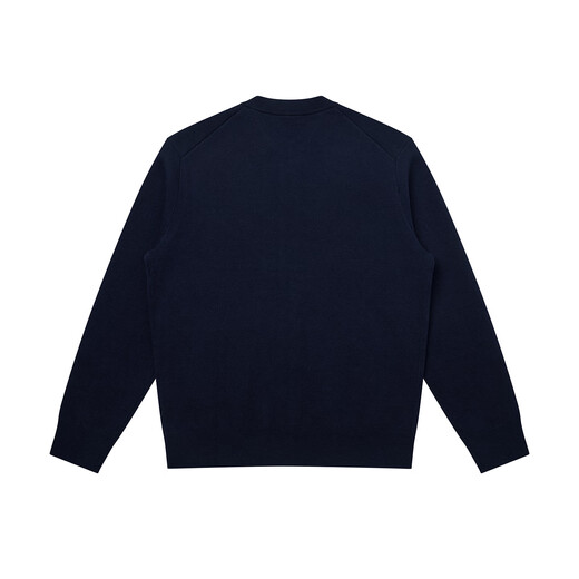 
HAZZYS men's clothing autumn and winter sweater jacket cotton/wool blend knitted cardigan men's ABYZD0CCX22 dark blue DN XL (180/100A 50)