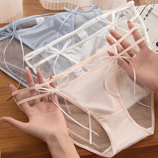 
FitonTon3 underwear for women, pure and sexy women's underwear, lace hollow breathable bikini shorts