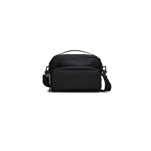 Rains单肩斜挎包男女运动包骑行挎包腰包 Cargo Box Bag/14110 黑色 均码