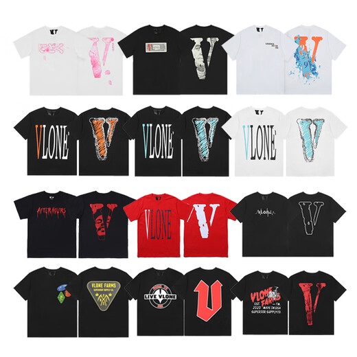 Vlone Nebel American High Street Peace Dove Classicle Paare T-Shirt Limited Large V kurzärmelig T-Shirt 6218 Weiß-Nr. 1 S