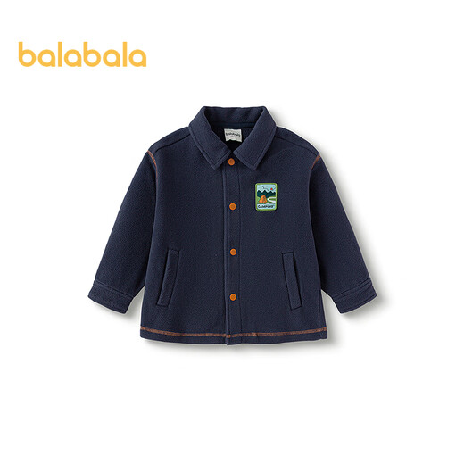 Balabala children's coat boys girls baby tops 2025 autumn polar fleece anti-static warm 209325105201