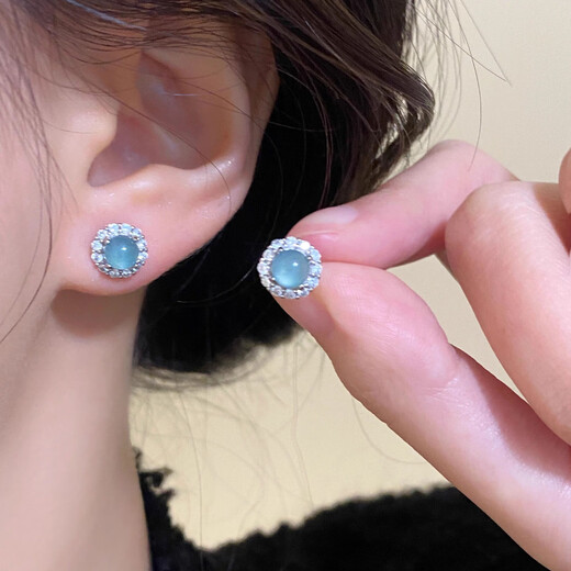 Jianlu – boucles d'oreilles en argent et jade naturel pour femmes, boucles d'oreilles en jade de haute qualité, bijoux, cadeau d'anniversaire pour femme et mère
