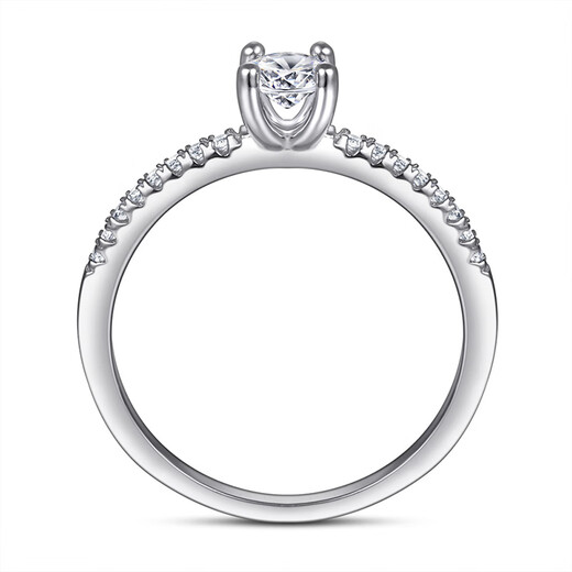 AVHE platinum and diamond 1 carat simple cultured diamond diamond ring for women, exquisite niche design for girlfriend and wife's birthday platinum diamond ring - 1 carat D color VVS main diamond