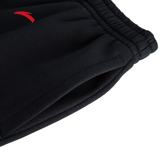 ANTA velvet sports trousers for men in winter thickened warm casual casual leggings trousers American retro loose knitted sweatpants