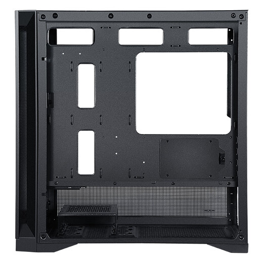 SAMA Wind God Mini Deluxe Edition, schwarzes Desktop-Computer-Hauptgehäuse, dreiseitiges Kühlnetz/Standard Typ C/Unterstützung für 360°-Wasserkühlung/8 Lüfterpositionen/drei Seiten staubdicht