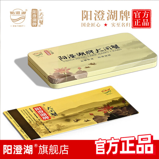 [Geschenkgutschein] Yangcheng Lake Brand Haary Crab Geschenkgutschein 698 Typ männlich 3,5 2 weiblich 2,5 2 4 Paare 8 Stück 4 Paare 8 Stück