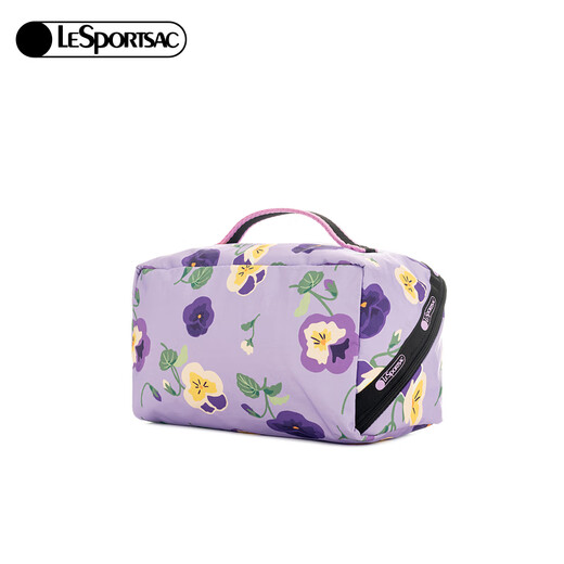 Lesportsac Lebosi 25 new cool Luomi garden series cute fresh makeup storage bag clutch bag Jinse rose dream