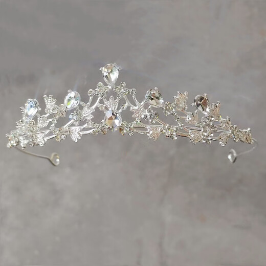 BBS Birthday Crown Bridal Hairband Photography Props 18 Years Old Adult Gift Princess Proposal Certificate Flowery Sparkling Diamond 14cm