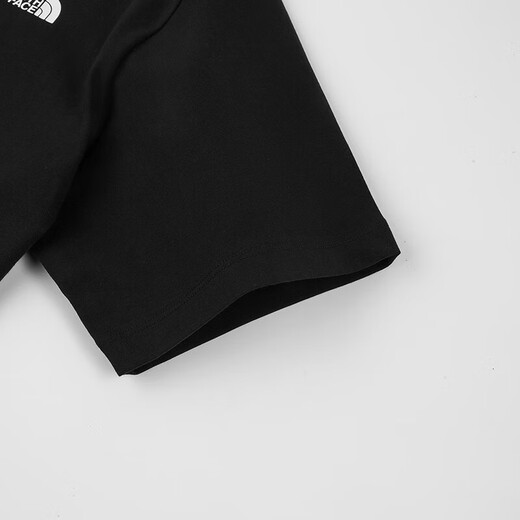 Camiseta de manga corta North Face North para hombres al aire libre cómodo, transpirable y transpirable verano de manga corta 88GC negro/jk3 m