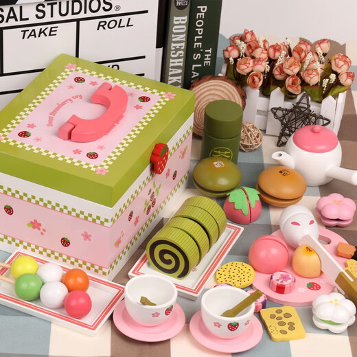 女孩宝宝女童厨房过家家下午茶2儿童3岁4小公主玩具6生日礼物 YLB精品车车需组装