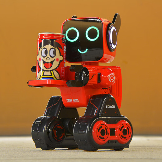 
JJRC Children's Intelligent Remote Control Robot Toys Puzzle Early Education Singing and Dancing 3-6-7 Years Old Charging Boy Gift Red Upgraded Version (Smart Dialogue + Mobile APP) Upgraded Two Battery Packs