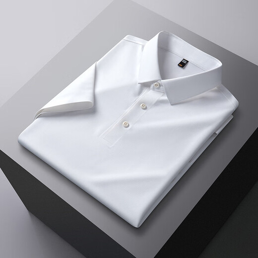 Sept Wolf [multicolores en option] Nouveau polo sans marque pour hommes, T-shirt masculin à manches courtes à manches courtes et à manches courtes DT9905 L (90-120JIN [Jin est égal à 0,5 kg])).