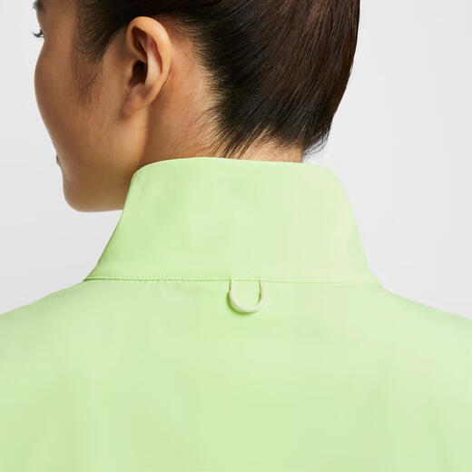 
Nike (NIKE) women's zipper breathable quick-drying light wet mesh splicing casual fluorescent yellow-green sports jacket HJ0964-701 M
