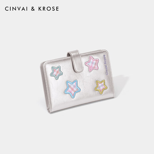 Cinvaikrose Passeport Clip portefeuille Femme 2025 Nouveau sac de carte Sac de certificat de créneau de cartes multiples Sac de certificat petit portefeuille chinois Gift de la Saint-Valentin CK portefeuille [emballage de boîte cadeau]