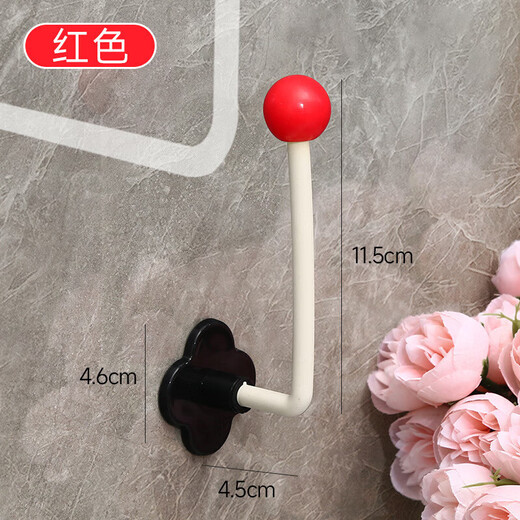 Garenbe bathroom hair tie storage wall hanging hair rope hair rope rubber band hair hoop headband hook hair accessories grab clip hair clip wall rack dopamine hair tie hook 5 random colors