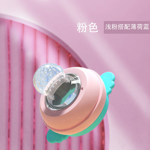 Push-pull bite-type large-capacity fruit food supplement baby bite bag fruit and vegetable fruit artifact blue 1 pack