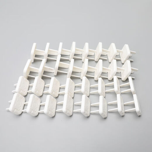 Zongji socket plug with two holes, children's anti-electric shock protective cover, baby plug jack protective cover, safety plug switch plug, elegant white, with handle/anti-electric shock/tight and firm, 50 pieces, 25 pieces each for two phases and three phases