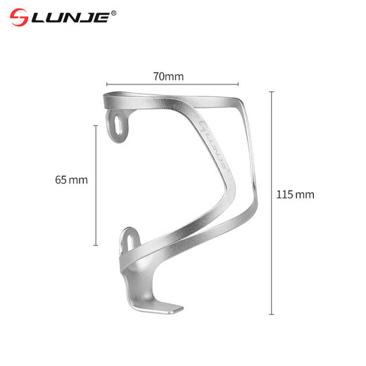 Bicycle water bottle holder, mountain bike ultra-light aluminum water cup holder, bicycle water bottle holder equipment accessories, blue gold