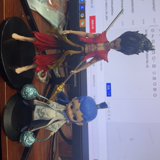 REACHNOW哪吒之魔童降世少年哪吒敖丙太子可动手办摆件 极动少年敖丙哪吒 哪吒手办22cm 如图